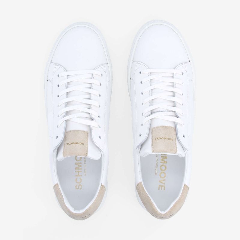 SPARK CLAY M - NAPPA/SUEDE - BLANC/GREGE